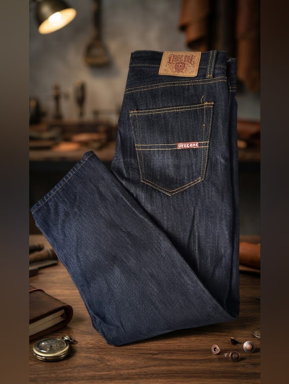 Dyse One Authentic 86 Dark Wash Denim Jeans Streetwear Sz 38x30